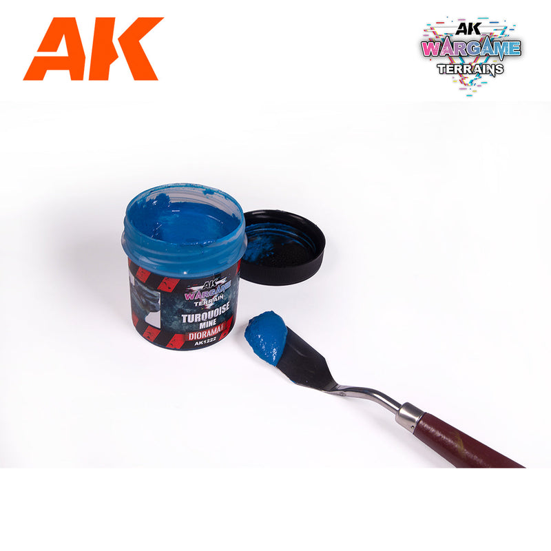 AK Interactive Turquoise Mine - Wargame Terrains - 100ml AK1222