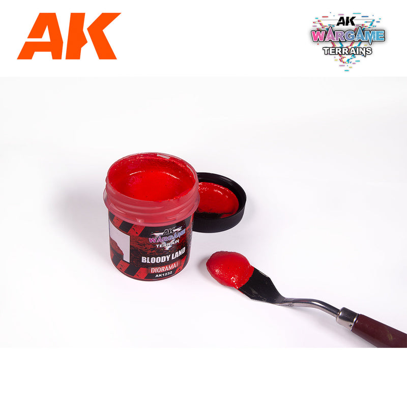 AK Interactive Bloody Land - Wargame Terrains - 100ml AK1232