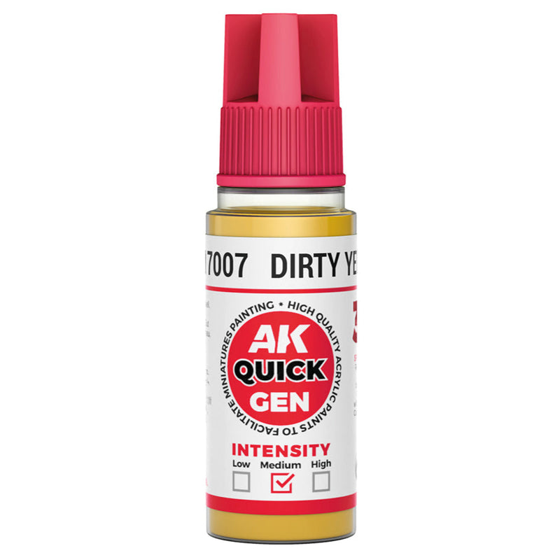 AK Interactive Quick Gen - Dirty Yellow 18ml AK17007