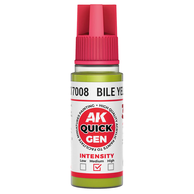 AK Interactive Quick Gen - Bile Yellow 18ml AK17008