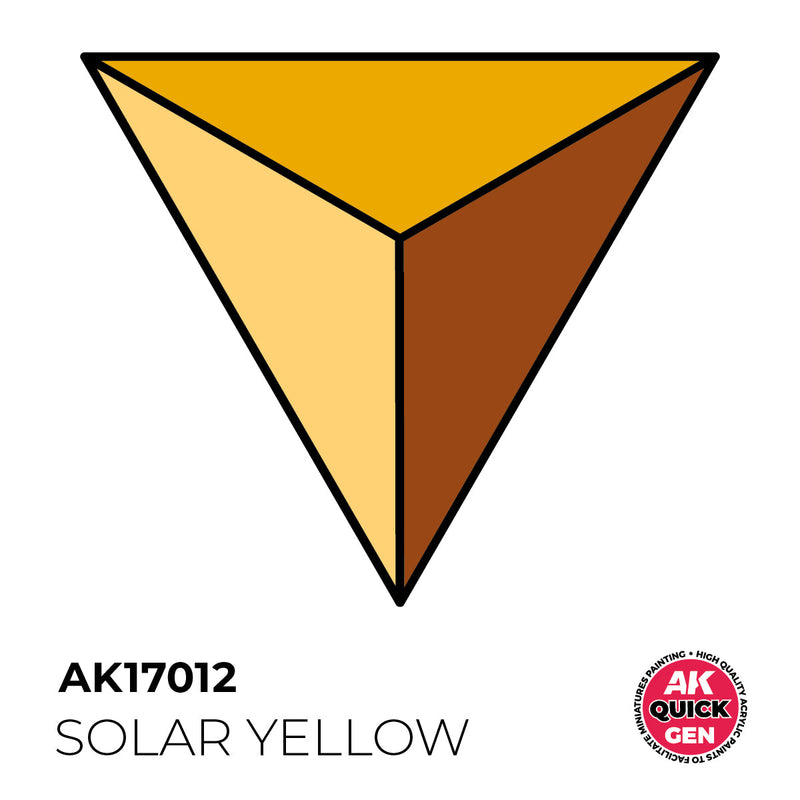 AK Interactive Quick Gen - Solar Yellow 18ml AK17012
