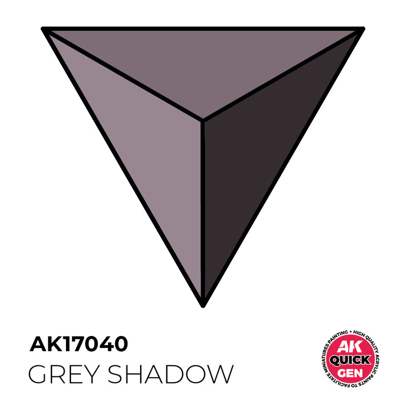 AK Interactive Quick Gen - Grey Shadow 18ml AK17040