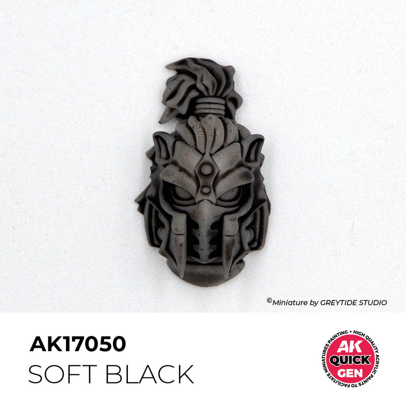 AK Interactive Quick Gen - Soft Black 18ml AK17050