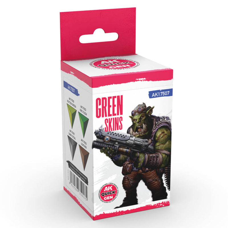 AK Interactive Quick Gen Set - Green Skins AK17507