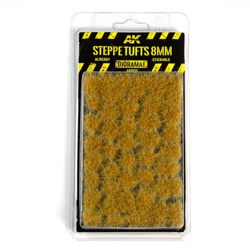 AK Interactive Steppe Tufts 8mm AK8125