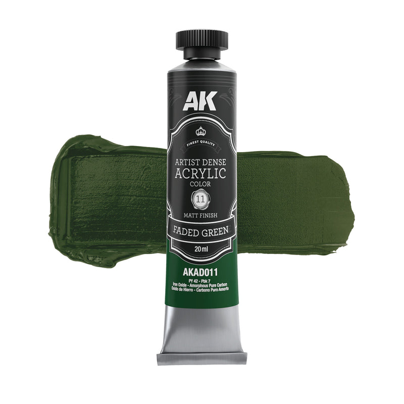 AK Interactive Dense Acrylic Faded Green