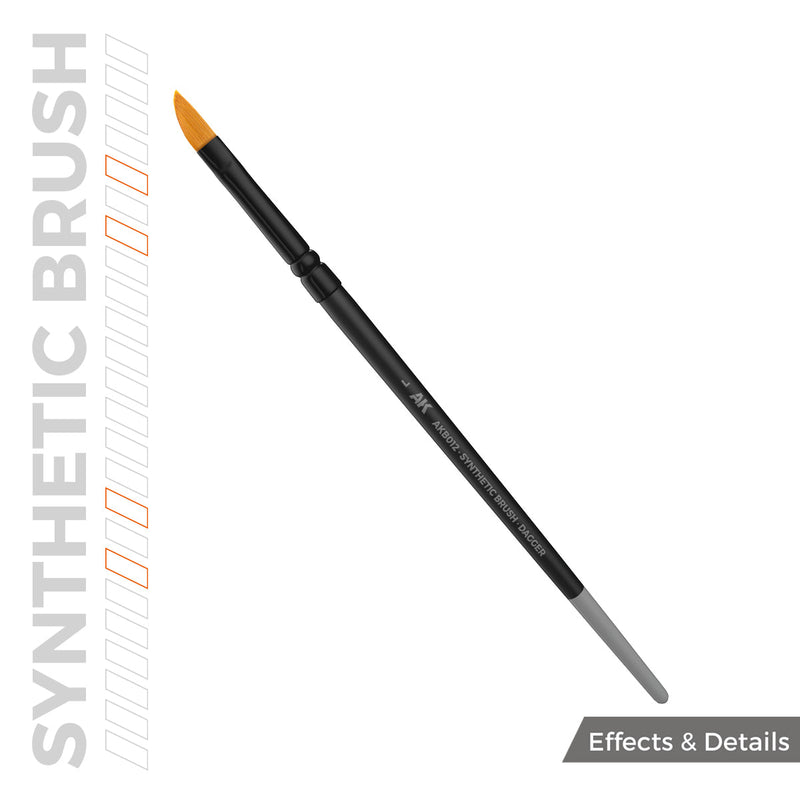 AK Interactive Synthetic Brush - Dagger L