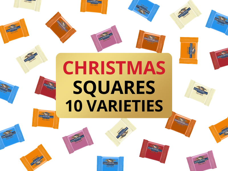 Ghirardelli Squares CHRISTMAS Collection | 10 varieties