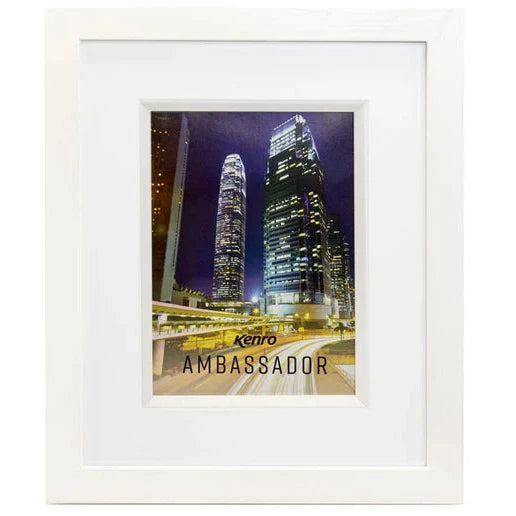 Kenro Ambassador 7x5" Photo Frame - White