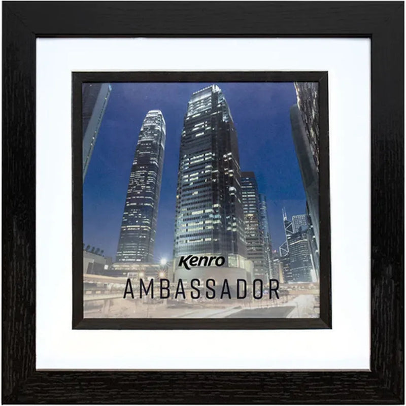 Kenro Ambassador 6x6" Photo Frame - Black