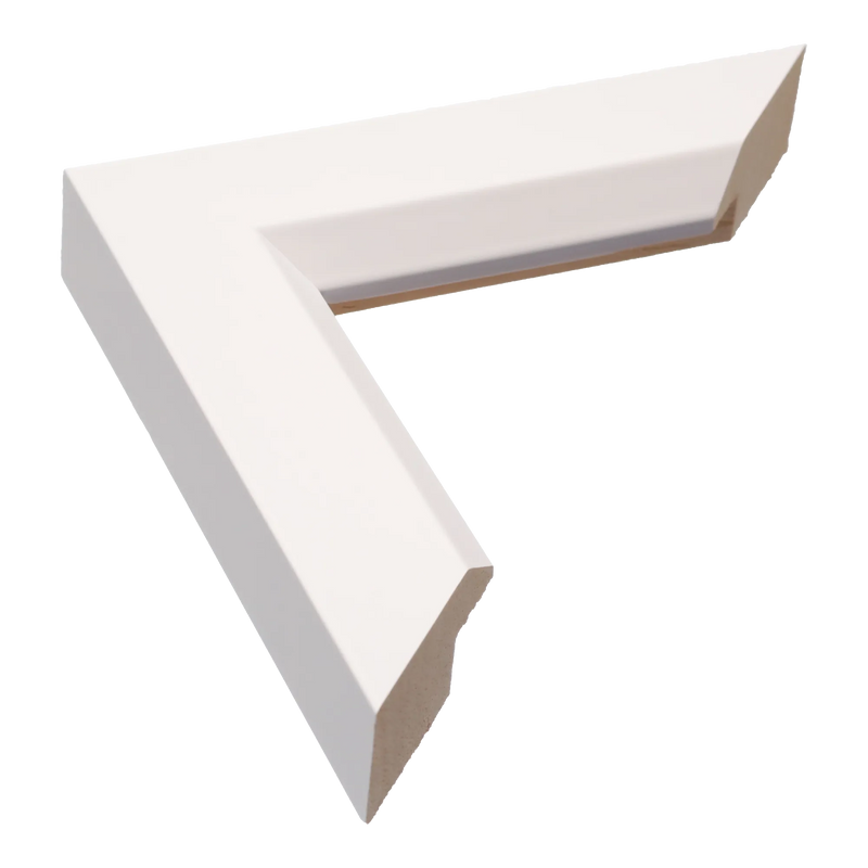 Angle II White Picture Frame, 8x8"