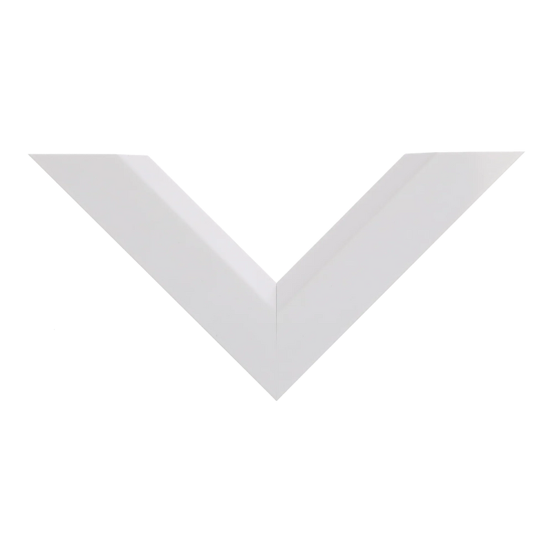 Angle II White Picture Frame, 10x20"
