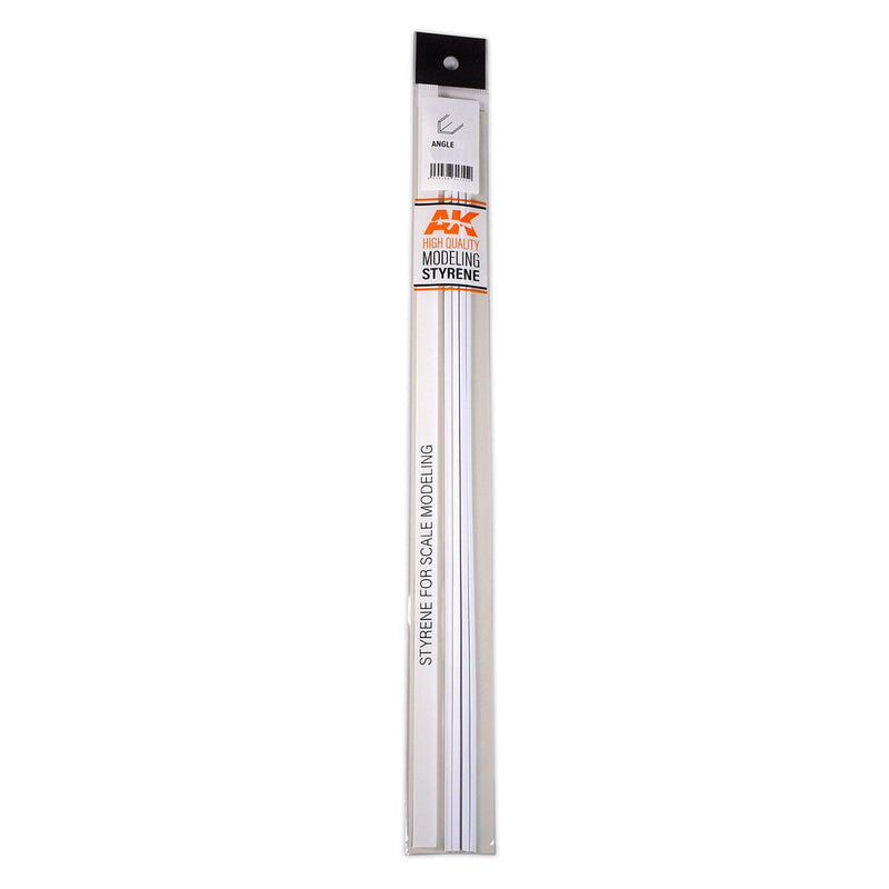 AK Interactive - Angle 1.5mm x 1.5mm x 350mm - Styrene Strip
