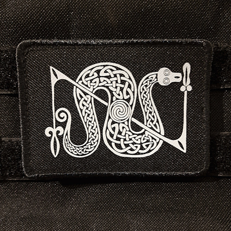 Pictish Snake & Z Rod Patch