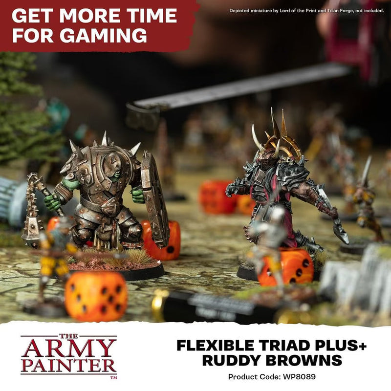 Flexible Triad PLUS+: Ruddy Browns Paint Set