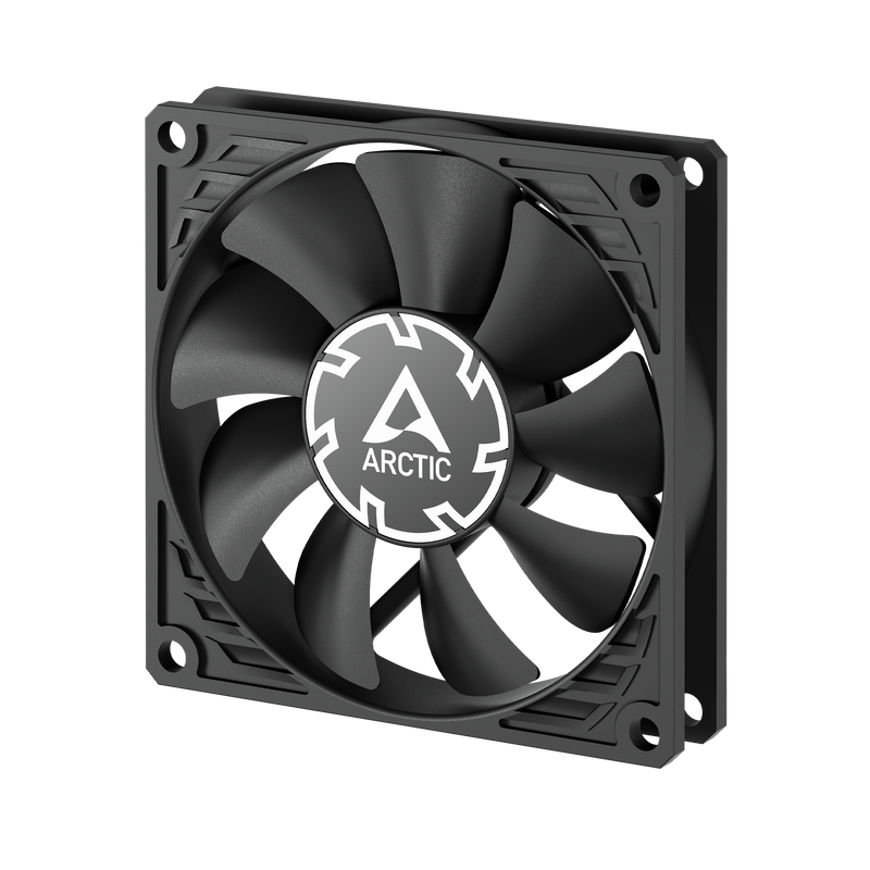 ARCTIC P8 Slim 8cm PWM PST Case Fan w/ Cable Splitter & Fluid Dynamic 300-3000 RPM