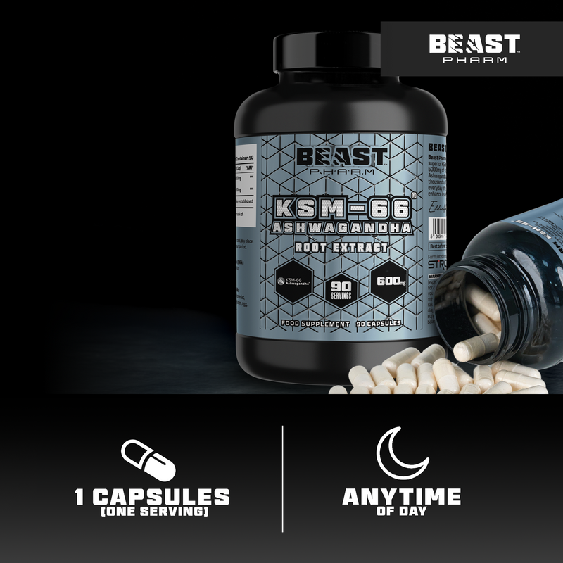 BEAST KSM-66® Ashwagandha - 600mg
