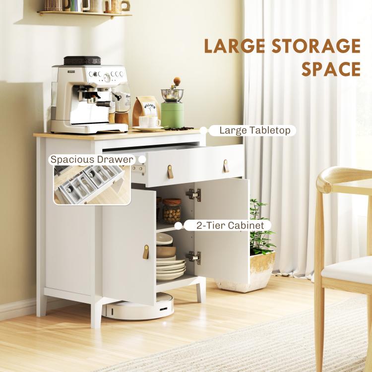 Farmhouse Style Sideboard - White