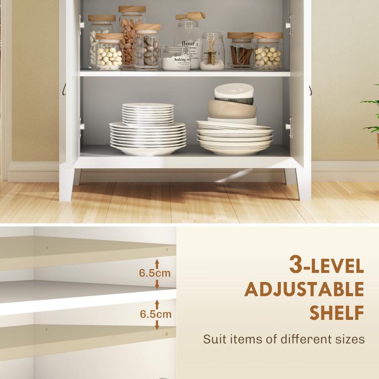 Farmhouse Style Sideboard - White