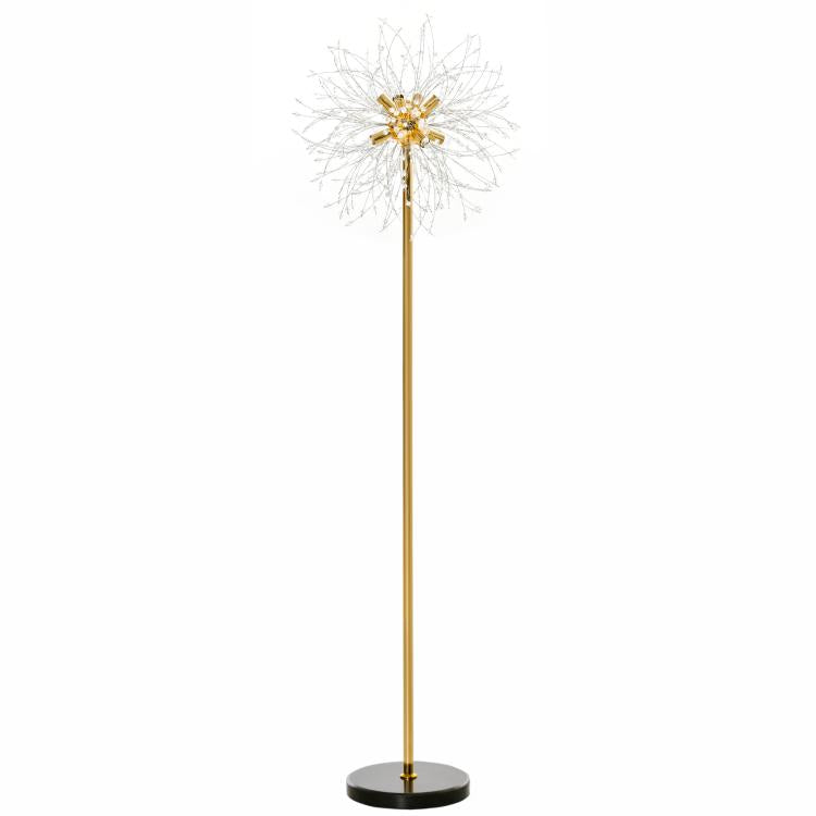160cm Dandelion-Crystallite Floor Lamp, with Foot Switch