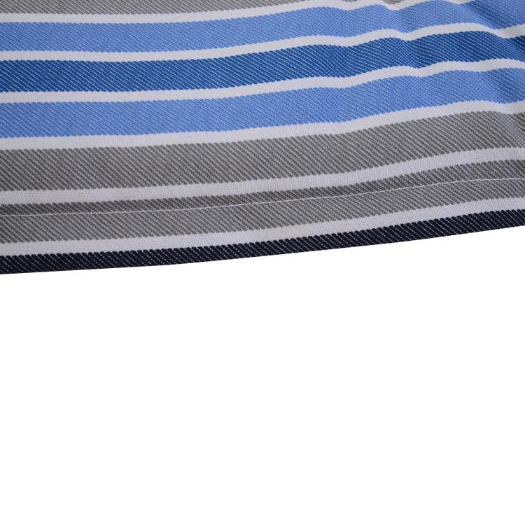 Polyester Set Of 2 Swing Chair Cushion Blue Stripes