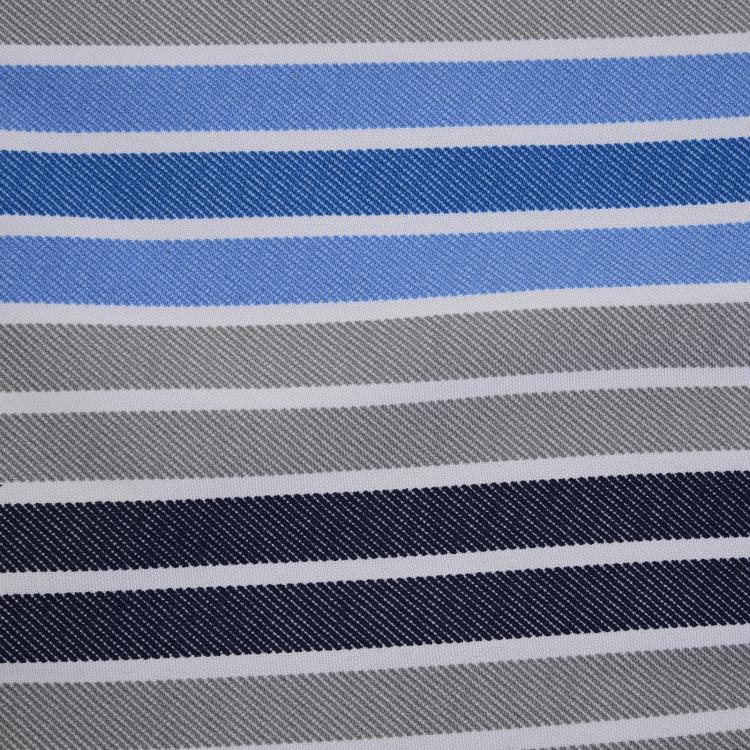 Polyester Set Of 2 Swing Chair Cushion Blue Stripes