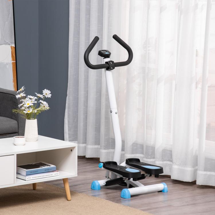 Twister Stepper, Step Machine with Adjustable Resistance, LCD Screen - Blue
