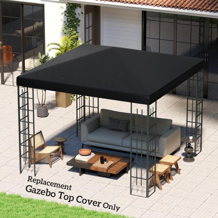 3 x 3(m) Gazebo Frame Replacement - Black