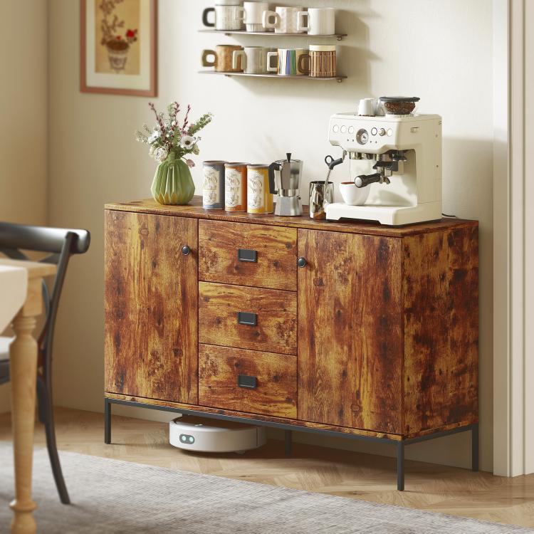 Modern Rustic Brown Sideboard