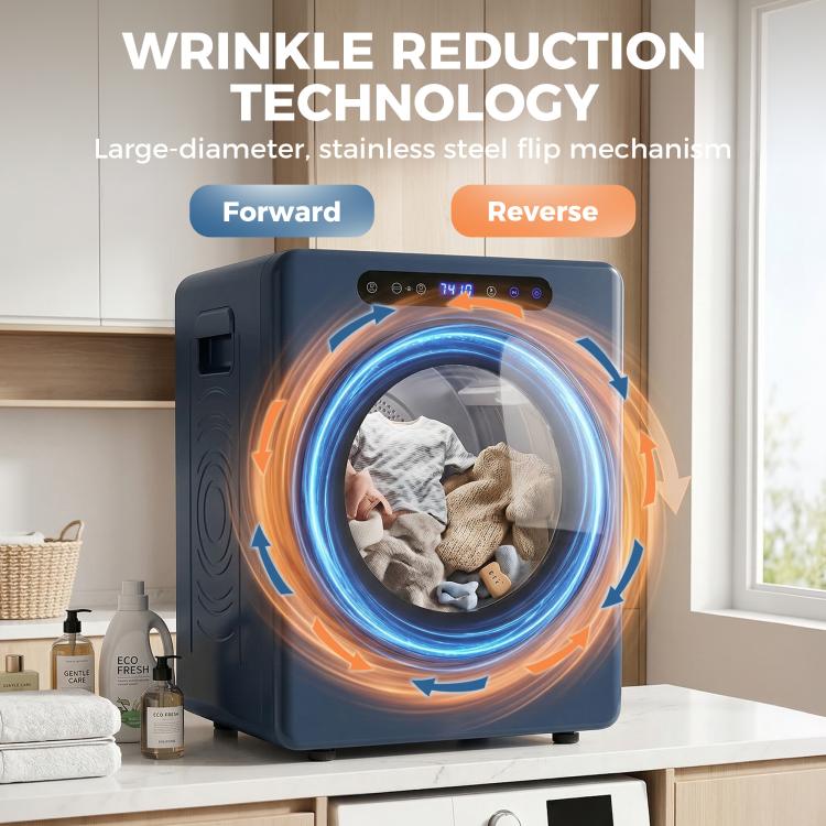 5kg Compact 40-60℃ Tumble Dryer Blue