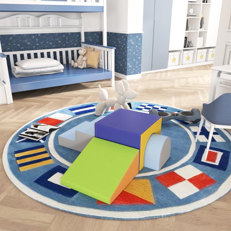 4-Piece Soft Play Set for Toddlers, Multicoloured