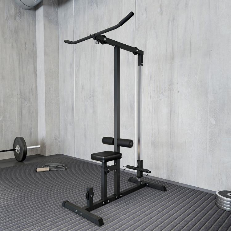 Exercise Pulley Machine Power Tower with Adjustable Seat Cable Positions