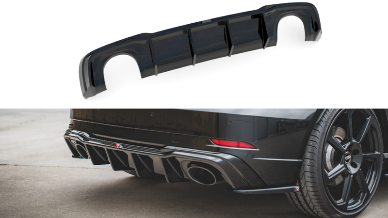 Maxton Design - REAR VALANCE V.2 AUDI RS3 8V SPORTBACK FACELIFT (2017-UP)