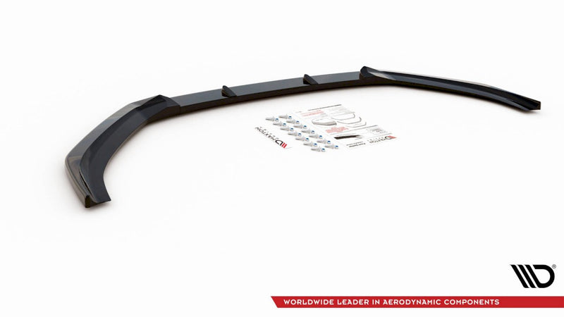 Maxton Design - FRONT SPLITTER V.3 AUDI S3 / A3 S-LINE 8V FACELIFT SEDAN (2016-2020)
