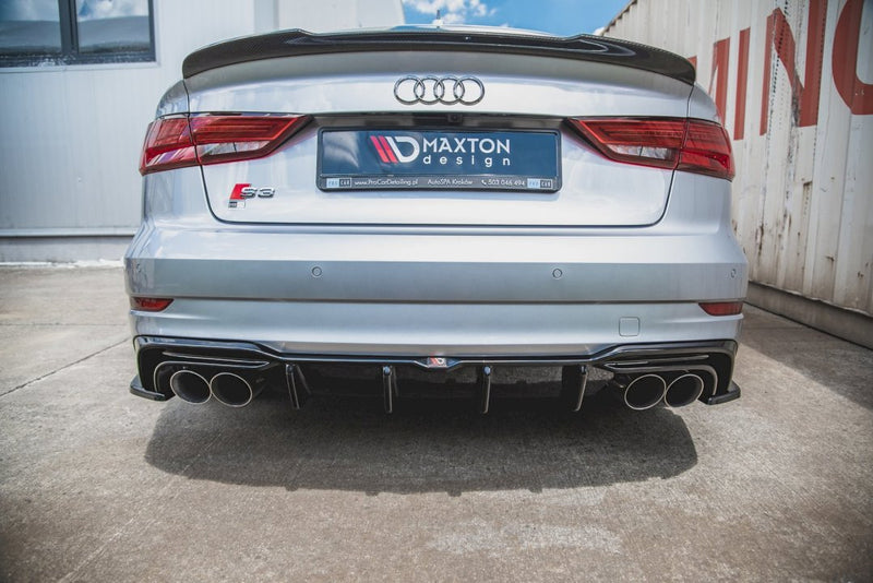 Maxton Design - REAR VALANCE AUDI S3 SEDAN 8V FACELIFT (2016-2020)