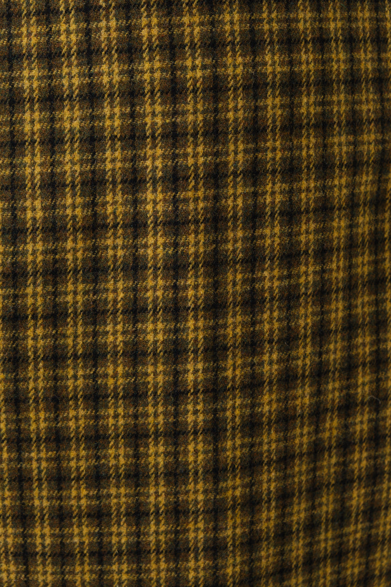 Aubin Wyoming Check A-Line Mini Skirt - Mustard