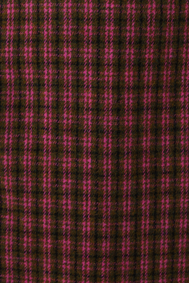 Aubin Wyoming Check A-Line Mini Skirt - Pink