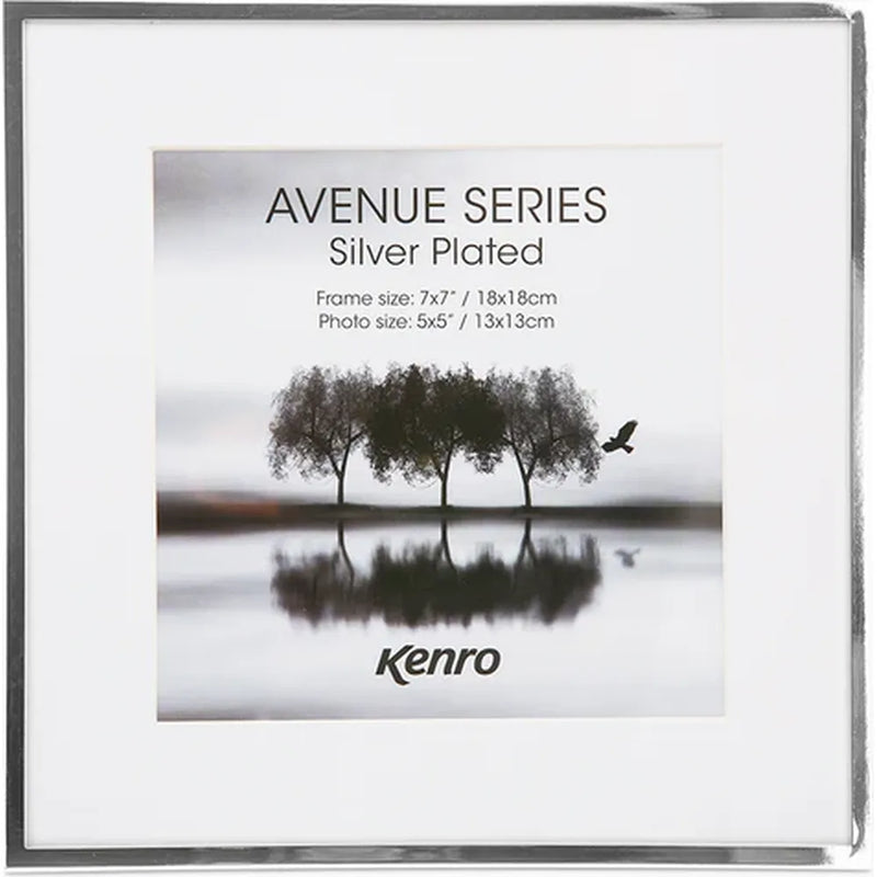 Kenro Avenue Silver Plated 4x4 Photo Frame