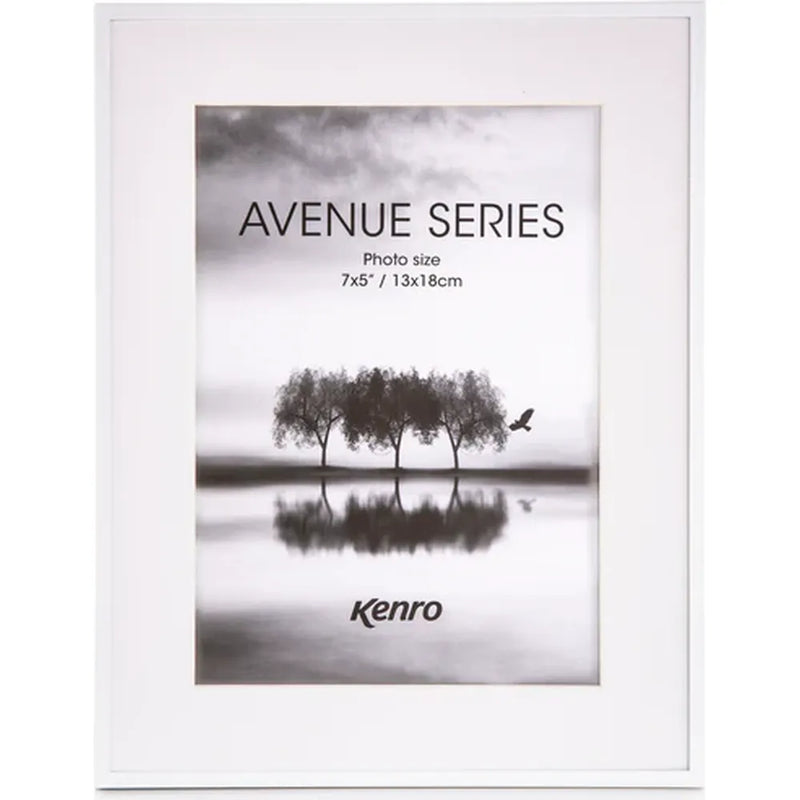 Kenro Avenue Photo Frame 8x6" - White