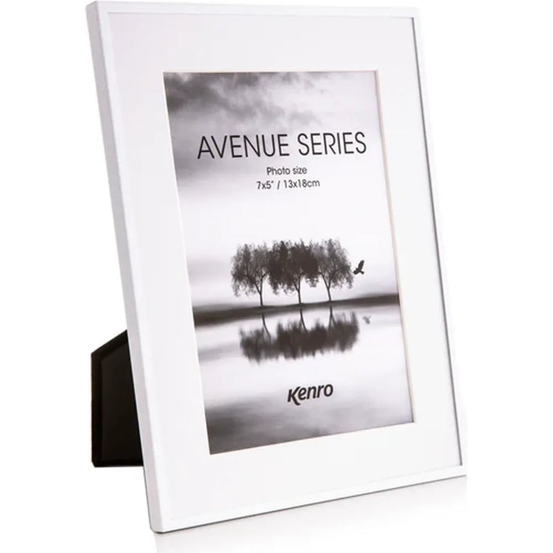 Kenro Avenue Photo Frame 7x5" - White