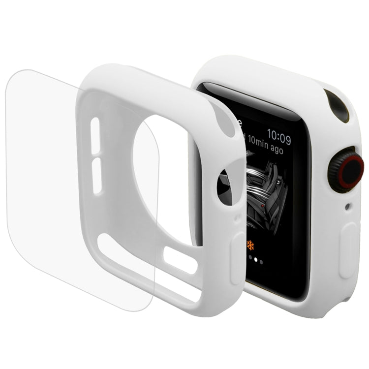 ENKAY Hat-Prince 2 in 1 TPU Semi-clad Protective Shell + 3D Full Screen PET Curved Heat Bending HD Screen Protector For Apple Watch Series 6 / 5 / 4 / Watch SE 44mm, For Apple Watch Series 6 / 5 / 4 / Watch SE 44mm