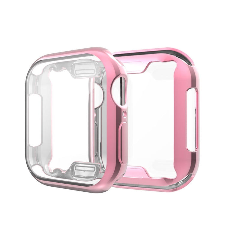 Full Coverage Plating TPU Case For Apple Watch Series 6 / 5 / 4 / Watch SE 44mm, For Apple Watch Series 6 / 5 / 4 / Watch SE 44mm