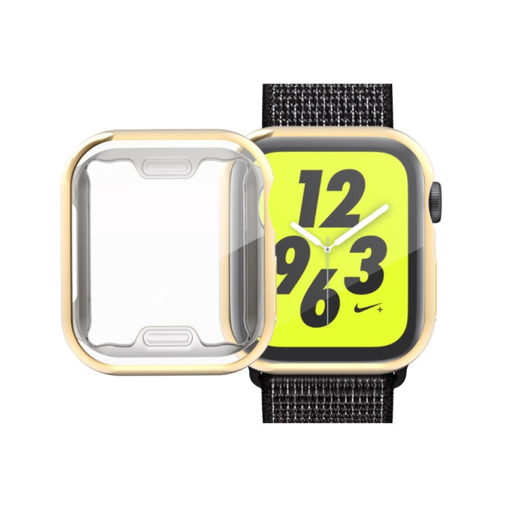 Full Coverage Plating TPU Case For Apple Watch Series 6 / 5 / 4 / Watch SE 44mm, For Apple Watch Series 6 / 5 / 4 / Watch SE 44mm