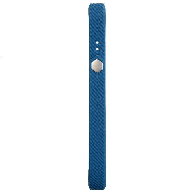 For Fitbit Alta Watch Oblique Texture Silicone Watchband, Large Size, Length: about 22cm
