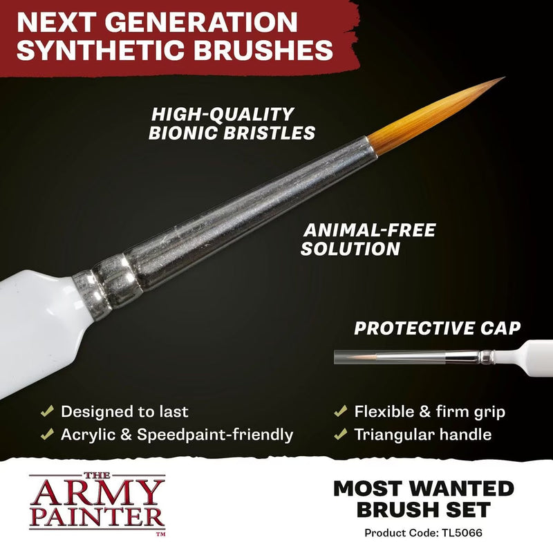 Army Painter - Most Wanted Brush Set