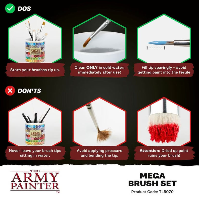 Army Painter Mega Brush Set