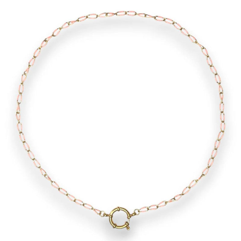 Abi Twisted Paperclip Necklace