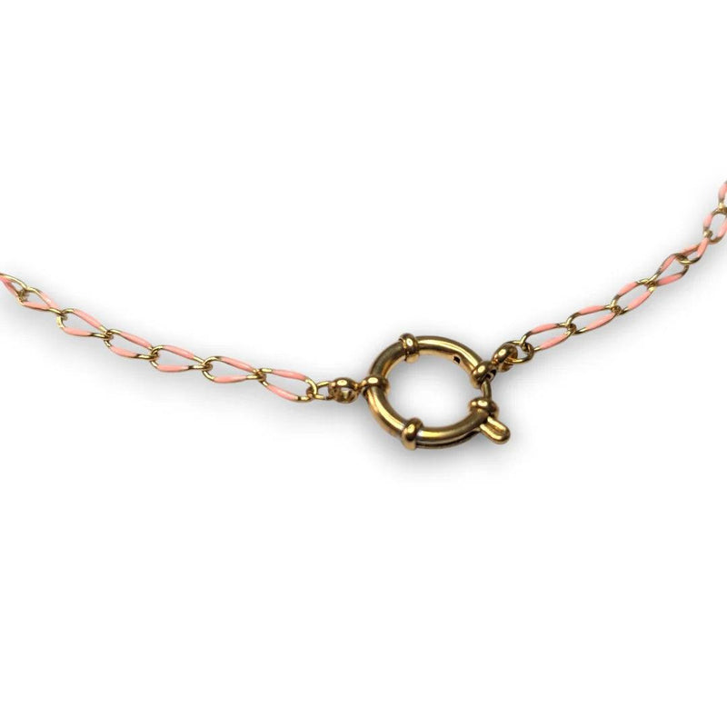 Abi Twisted Paperclip Necklace