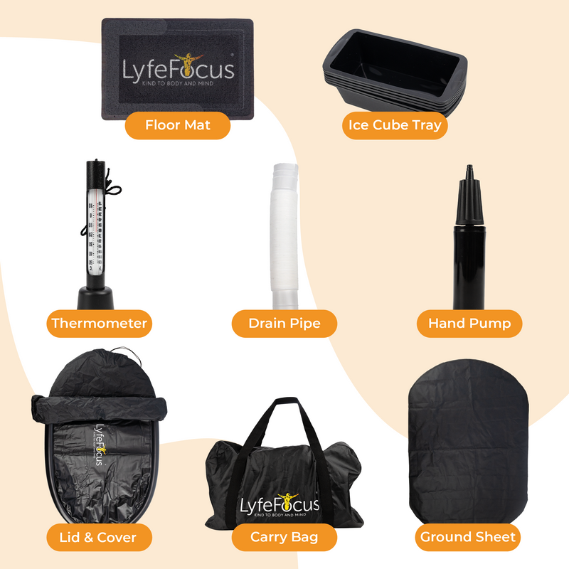 LyfeFocus Ice Bath (White Top)