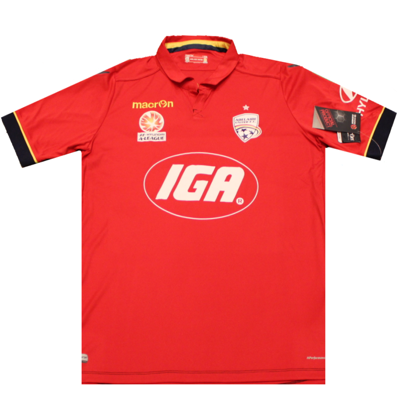 Adelaide United 2016-2017 Home Shirt (BNWT) XXL